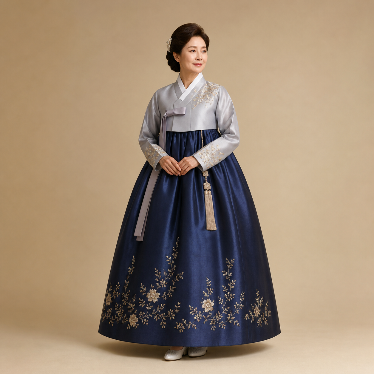 혼주한복 실크 세트 (신부 어머니)